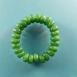 P239 faux jade stretchy bracelet