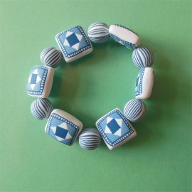 P279 blue pillow bracelet
