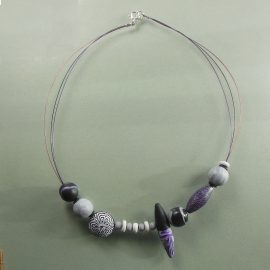 S356 velvet and ice necklace