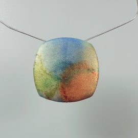 S393 shimmery watercolour pendant