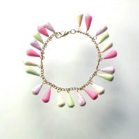 P351 pastel drop bead bracelet