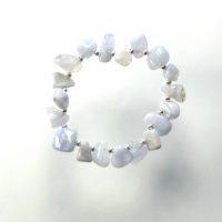 P354 blue lace agate stretchy bracelet