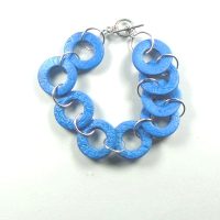 P373 blue large ring bracelet