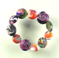 P388 mixed colours swirl bracelet