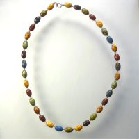P426 Oval mixed bead necklace £7