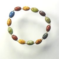 P428 Oval mixed bead bracelet £5