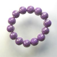 P435 Purple sparkly stretchy bracelet £5