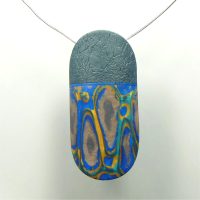 P463-blue-silver-and-gold-random-pattern-metallic-pendant.jpg
